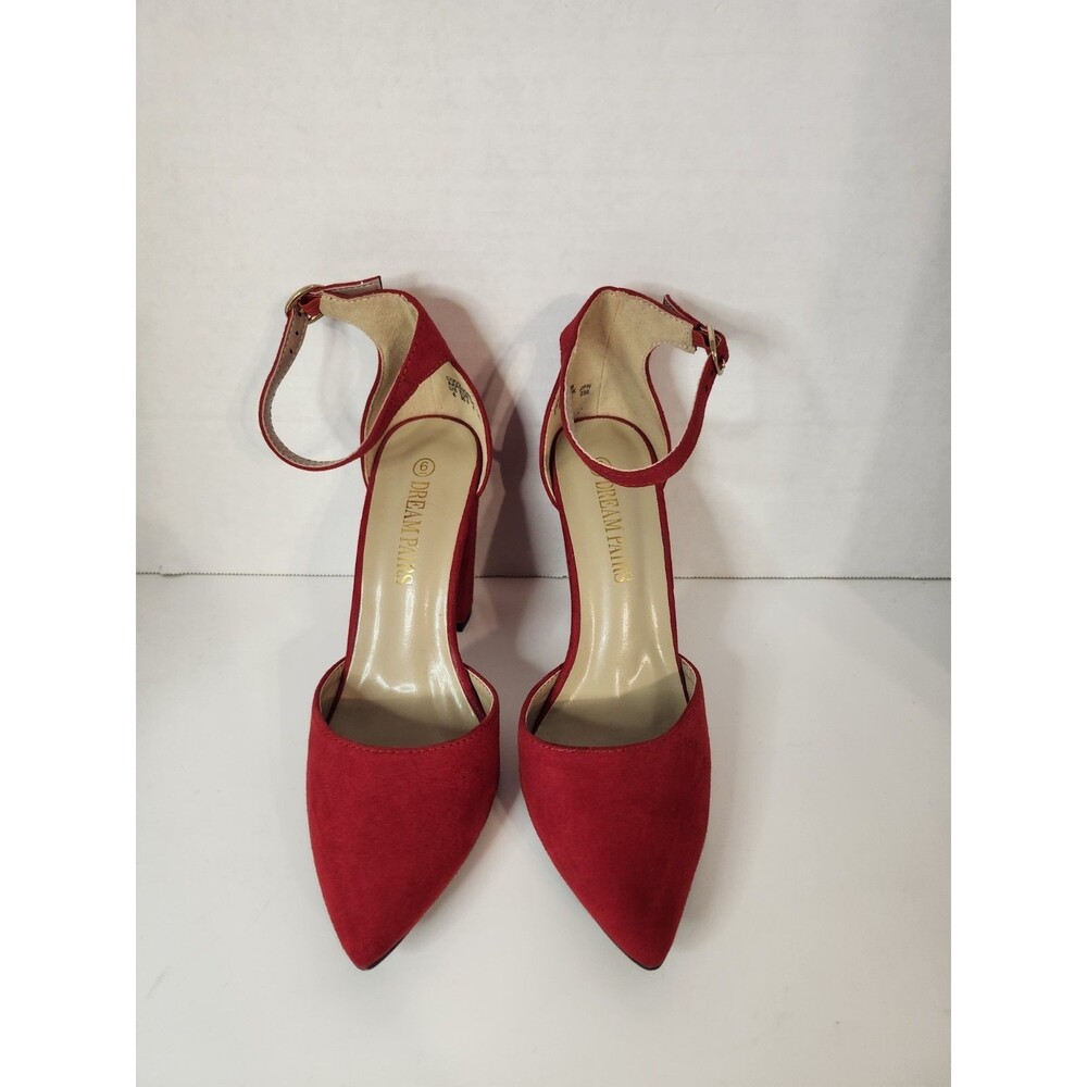 Dream Pairs Coco Size 6 Red 4" Heels